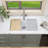 33'' L Single Bowl Kitchen Sink