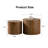 Set Of 2 Nesting Coffee Tables, Round Wooden Design, Modern Style For Small Spaces, Living Room, Bedroom, Or Accent Use