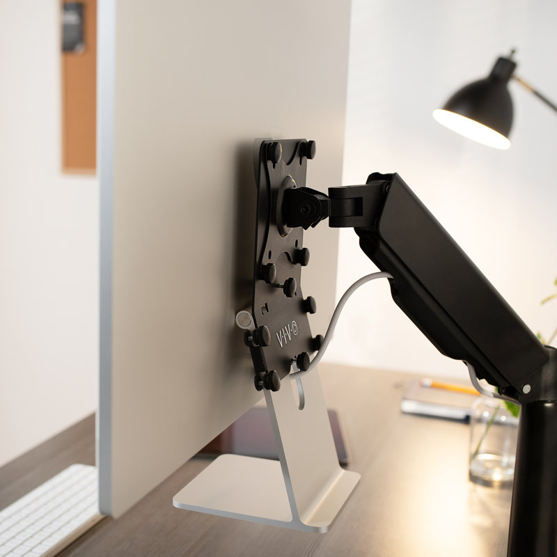 Black Steel VESA Adapter Plate Bracket Kit for 24" M1 iMac Monitors