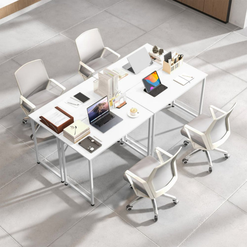 40 Inch Small Computer Desk With Heavy-Duty Metal Frame
