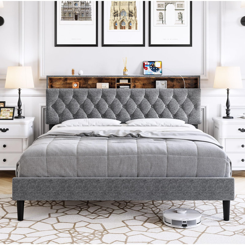 Amarri Upholstered Bed, Full / Double