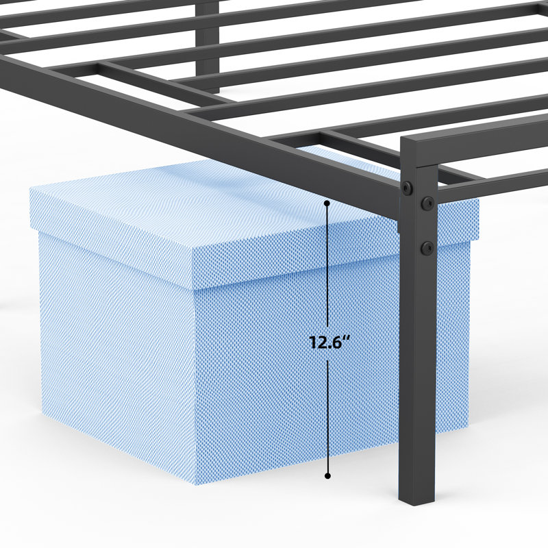 Tulio Metal Slat Bed, Twin