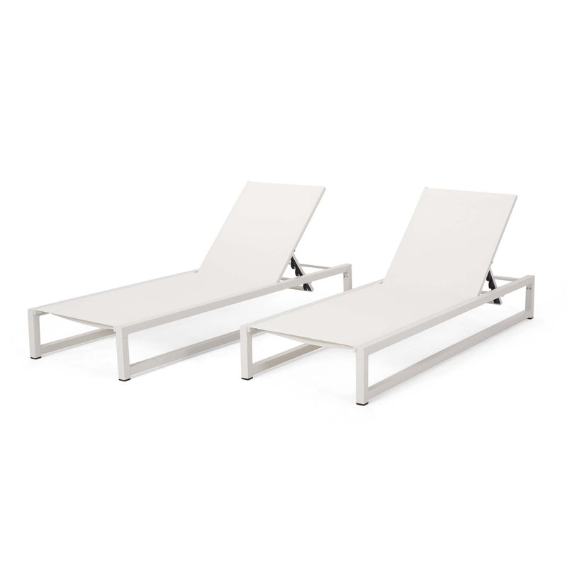 VENICE CHAISE LOUNGE, White