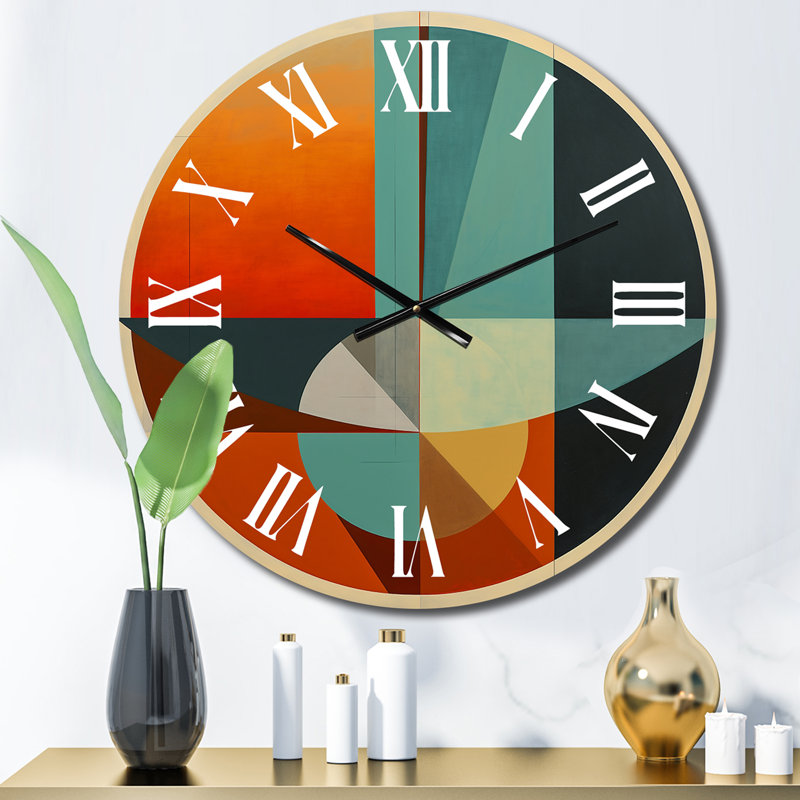 Bettyann - Modern Midcentury Wall Clock, Small