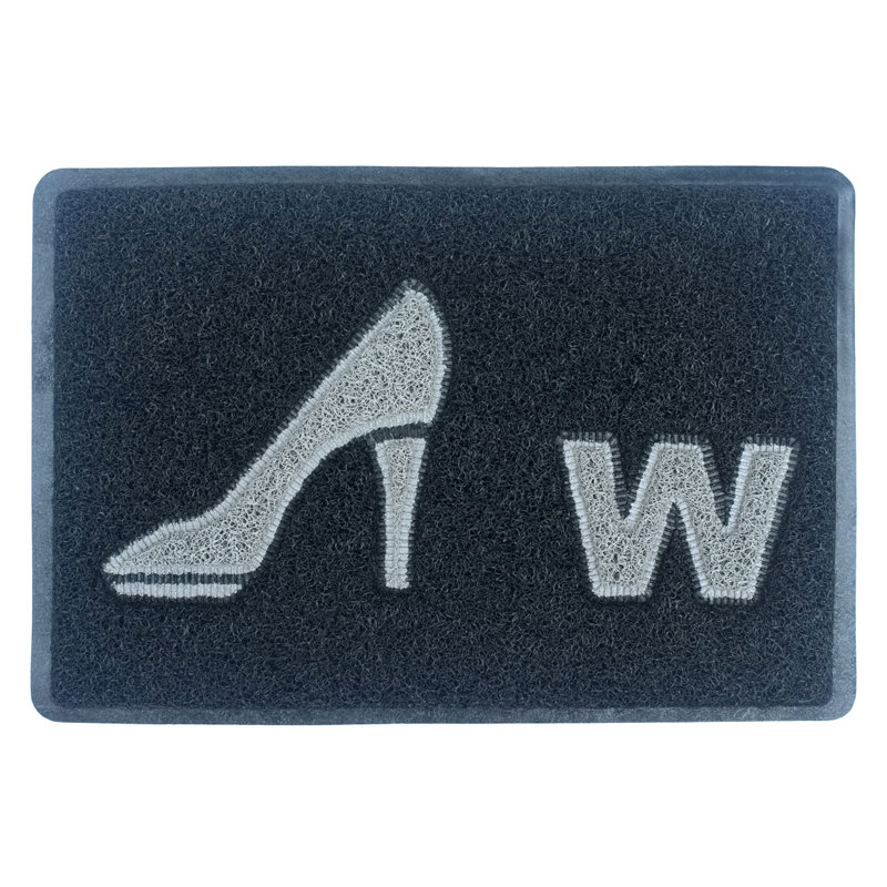 Non-Slip Outdoor Doormat, Black