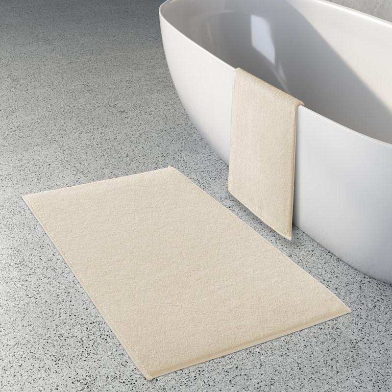 Linden - Bath Mat Bath Mat, Ivory, 24" W x 40" L