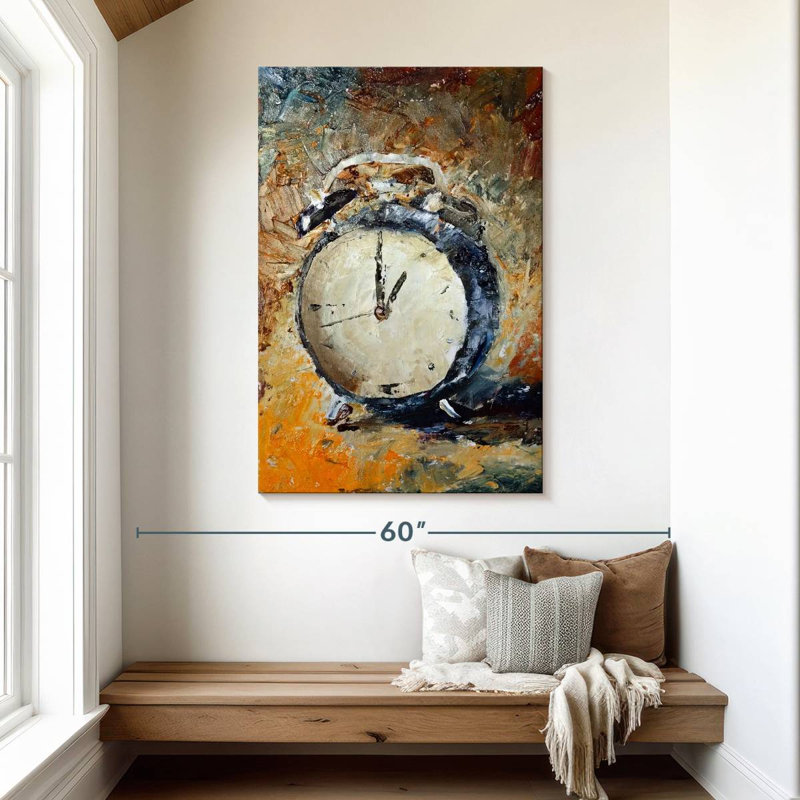 Kerner Abstract Clock, 48" H x 32" W