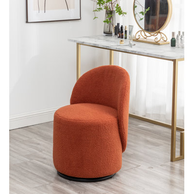 Annielise Upholstered Swivel Barrel Chair