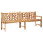 Solid Wood Outdoor Bench