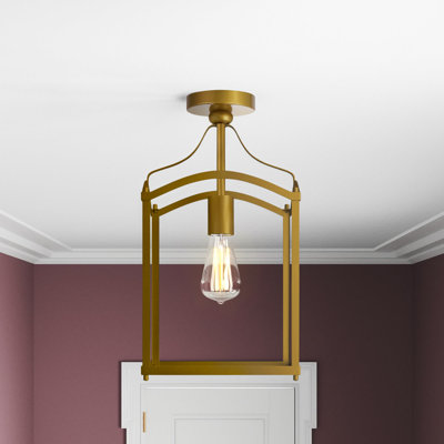 Plafonnier semi-encastré 1 lumière 10 po Cagney