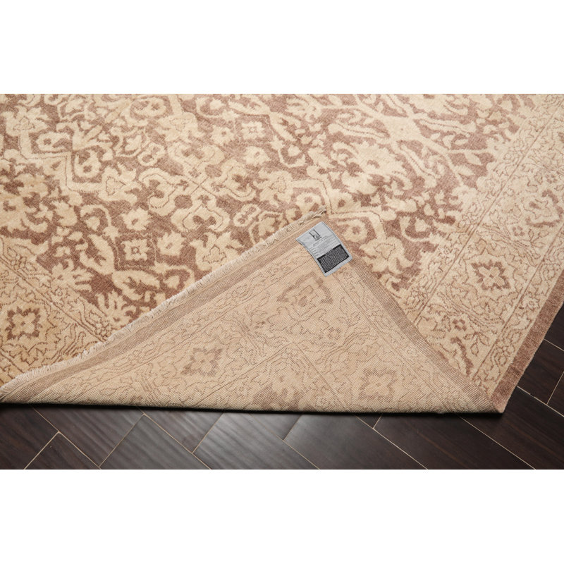 Brizleth One-of-a-Kind 9' X 12' Wool Area Rug in Beige