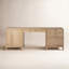 Stefano Executive Desk-Worn Oak