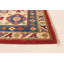 Tapis rouge foncé Malechi Gazni 5 pi 10 po x 9 pi 4 po