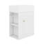 Ensemble de meuble-lavabo mural 20 po avec lavabo, meuble-lavabo mural simple 20 po avec meuble et tablette de rangement à gauche à deux niveaux-1368228956