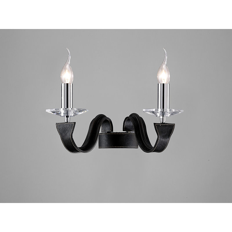 Killingsworth Candle Wall Light, Black