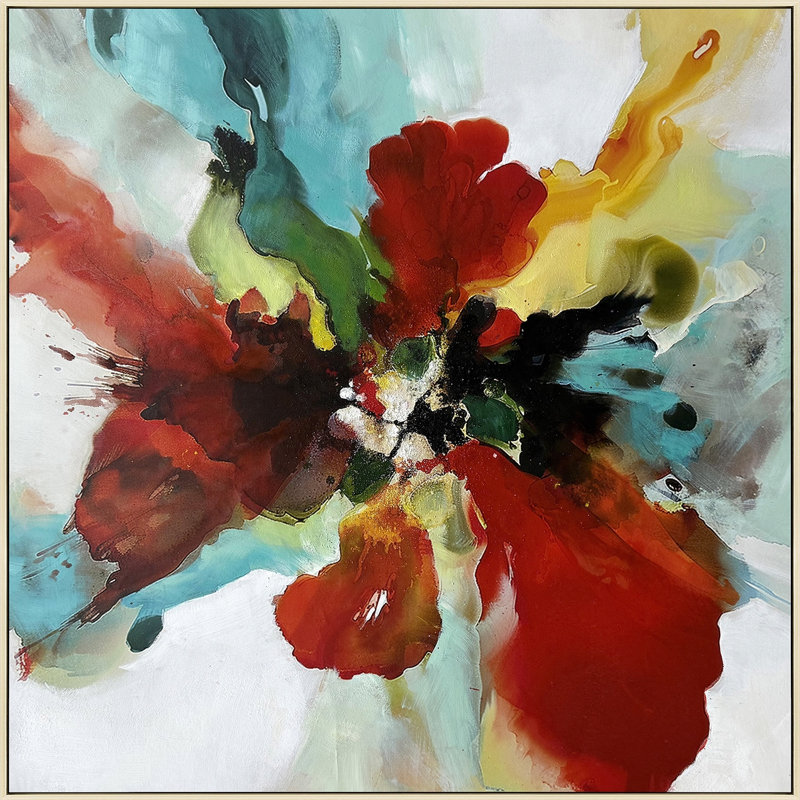 Chromatic Burst Canvas Wall Art