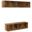 TV Cabinet Set 4 Pcs 37 X 37 X 142.5 Cm-1990292100