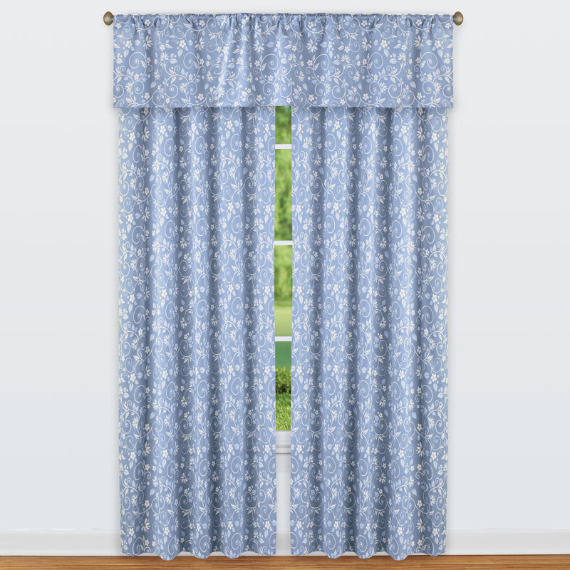 Cantonnière en microfibre Donelda