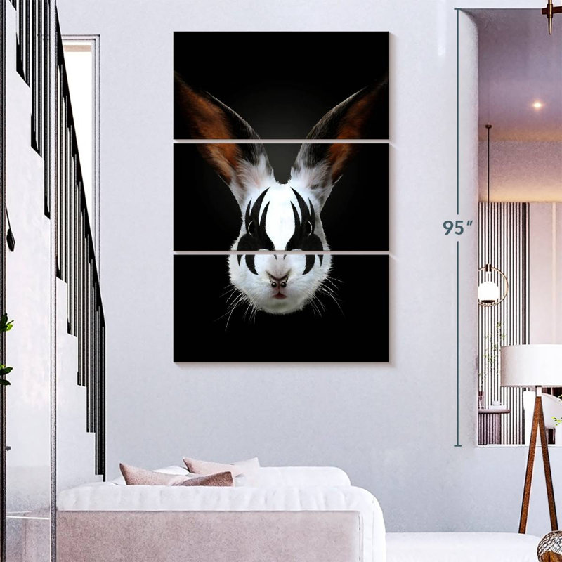 Ketti Rabbit Rocks, 74" H x 48" W