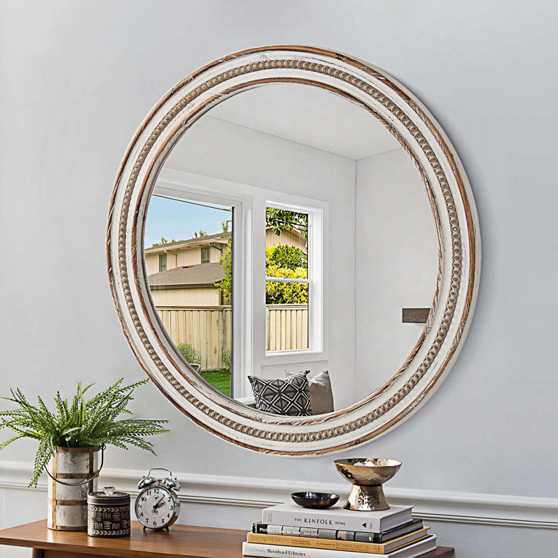Miroir rond rond, miroir rond rustique