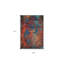Tapis abstrait 4 pi x 6 pi Atlantic