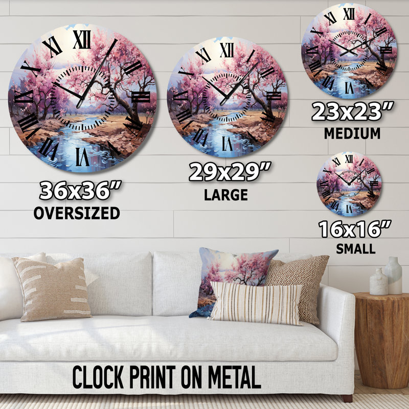 Horloge murale Vangogh, Grand