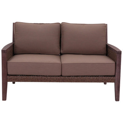 Kahlaya Eucalyptus 4 - Person Patio Conversation Set with Cushions