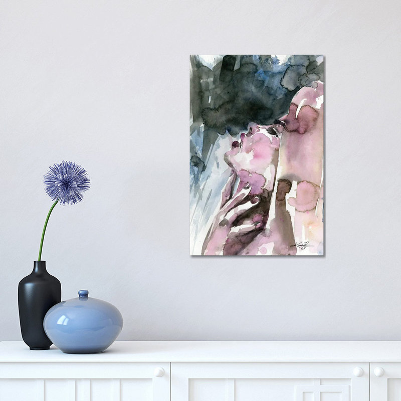 «A Sensual Moment» par Kathy Morton Stanion - peinture sur toile tendue, H 18 po x l 12 po x 1,5 po
