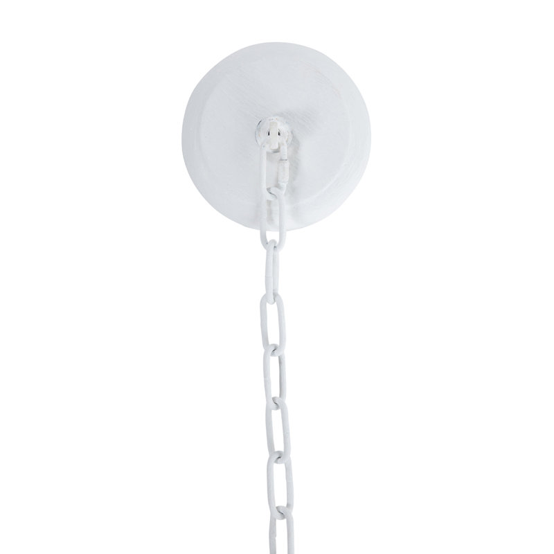 Snow 16 - Light Candle Style Chandelier, Plaster White