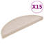 Carpet Stair Treads Taupe 56x17x3 cm
