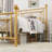 Ajayceon Metal Platform Bed Frame With Vintage-Style Headboard And Footboard-366724057-357881604
