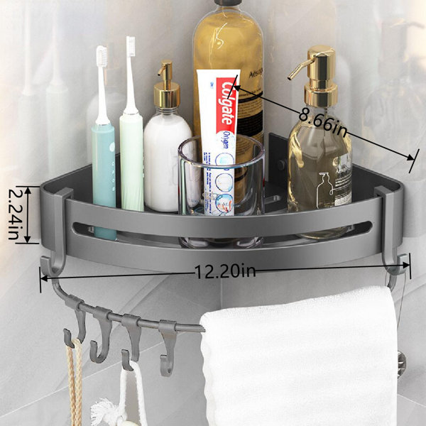 new arrival adhesive space aluminum shower