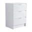 Armoire de rangement autoportante pour salle de bain, 3 tiroirs à fermeture douce-1577607502