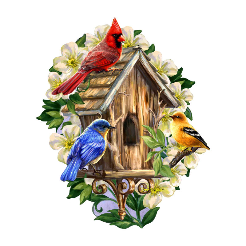 Décoration de porte de réveil printanier par D. Gelsinger