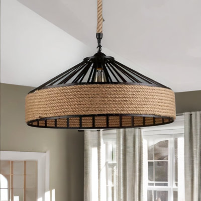 18 cm H Pendant Shade in Brown