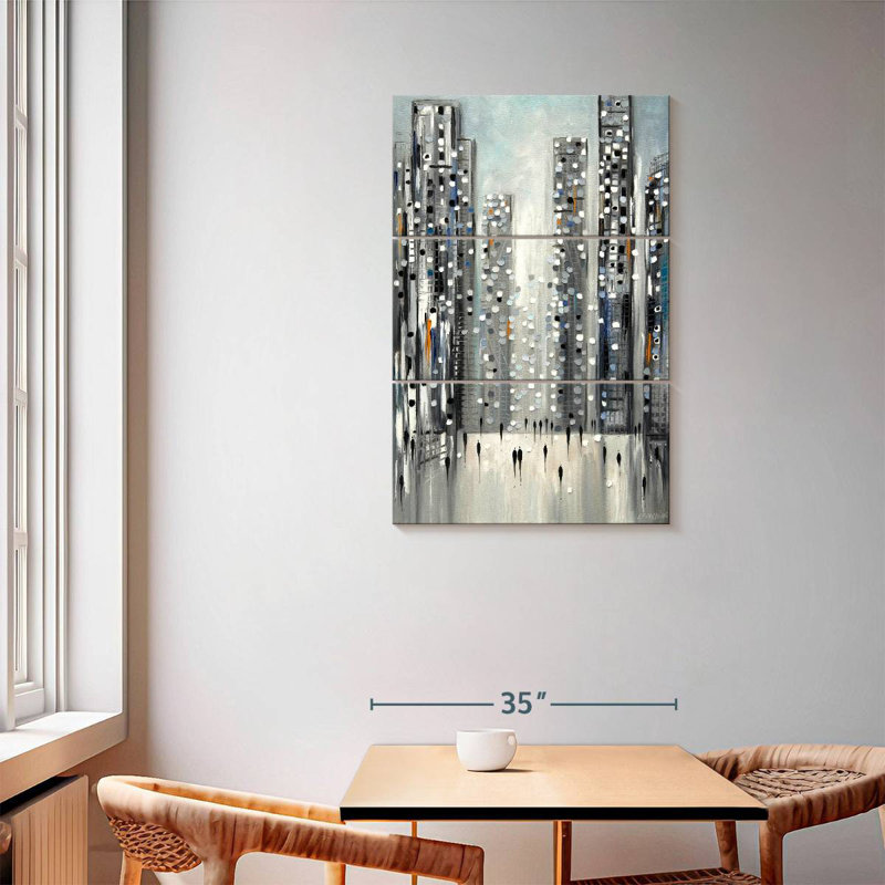 City Reflections, 57" H x 36" W