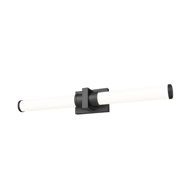 Ensemble de meuble-lavabo 1 lumière 32,5 po Clarissa, Noir mat