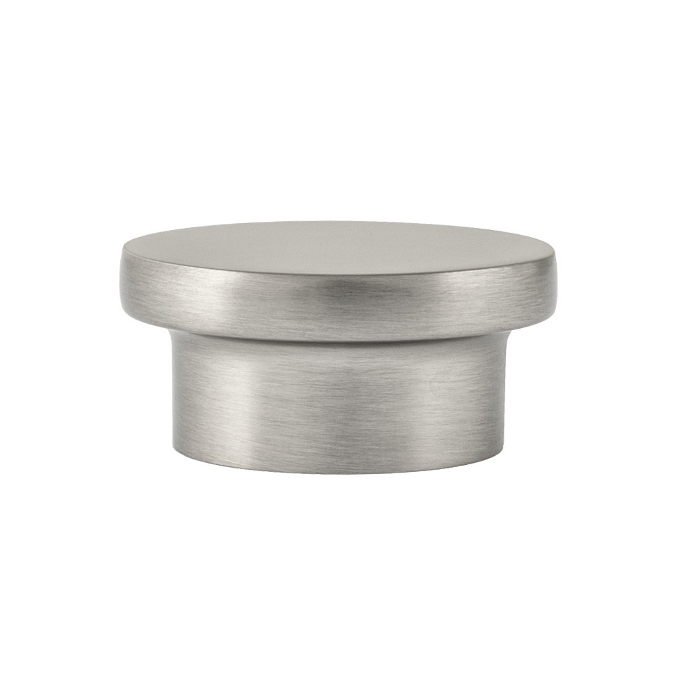 Ethan Round Cabinet Knob, Satin Nickel, 1 5/8"