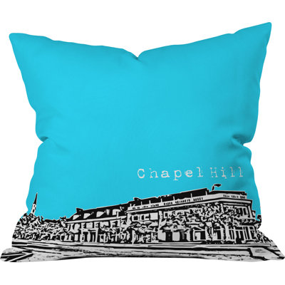 Bird Ave Chapel Hill Throw Pillow