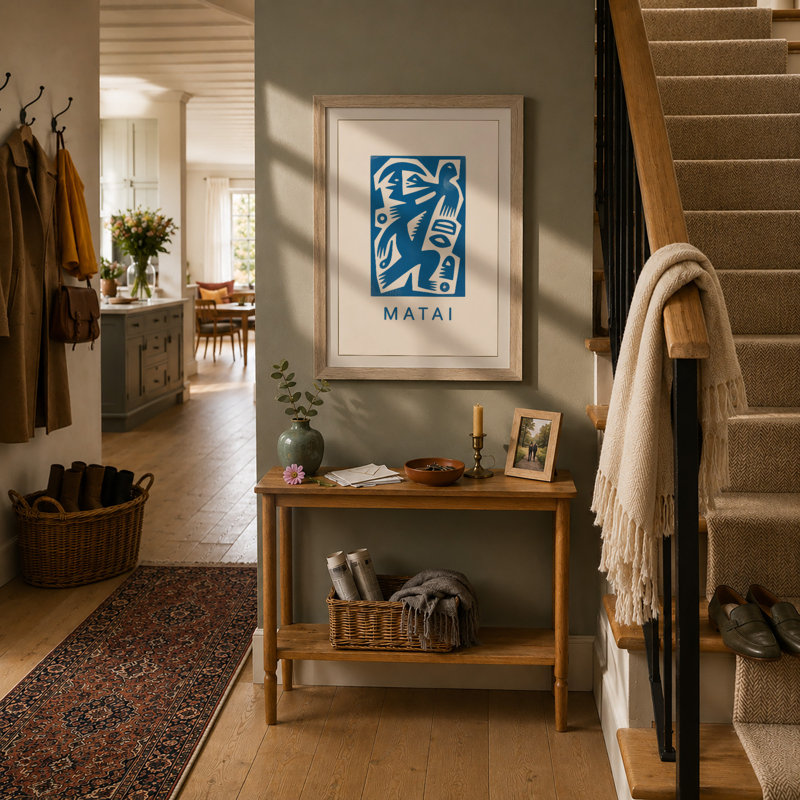 Matai Modern - Print, Oak, A4 - 29.7 x 21.0 cm