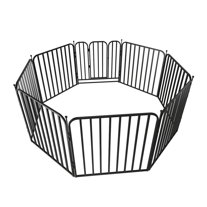 60cm H Iron Exercise Pen, 60cm H x 80cm W x 80cm D