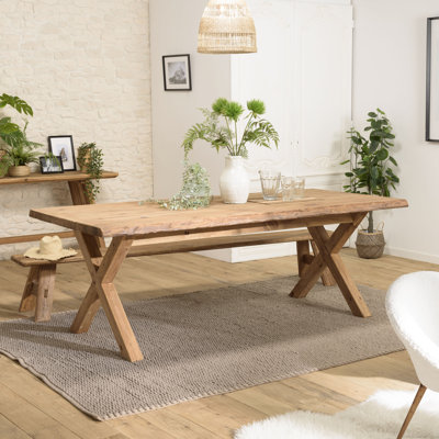 Brayfield Pine Solid Wood Dining Table
