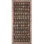 Antique Tribal Geometric Flora and Fauna Design Romanian Bessarabian Flat Weave Kilim Rug