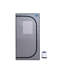 Portable Steam Grey Mini Plus - Spa personnel avec générateur et télécommande. Chaise pliable. Installation facile. Chauffage rapide. Ul accrédité. Tissu. 360 degrés. Element. Améliore la douceur de la peau