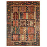 Aryana Hand-Knotted High-Quality Area Rug in Brown/Green/Orange
