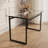 51" Modern Minimalist Rectangular Glass Dining Table For 4-6 With 0.31" Tempered Glass Tabletop And Black Chrome Metal Legs, Writing Table Desk, For Kitchen Dining Living Room (0 Damage)