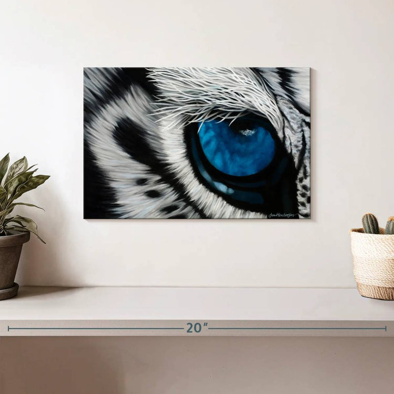 Brampt Blue Tiger Eye, 8" H x 12" W