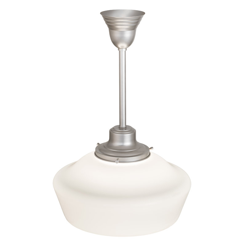 Moshier 1 - Light Single Pendant, 25" H x 16" W x 16" D, Chrome
