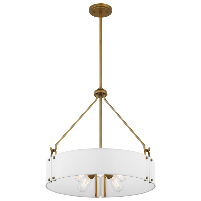 Luminaire suspendu tambour 4 lumières
