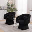 Fauteuil d'appoint pivotant rembourré-1680943852